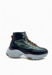 LOVE MOSCHINO SNEAKER TRACCHING MULTI MARRONE