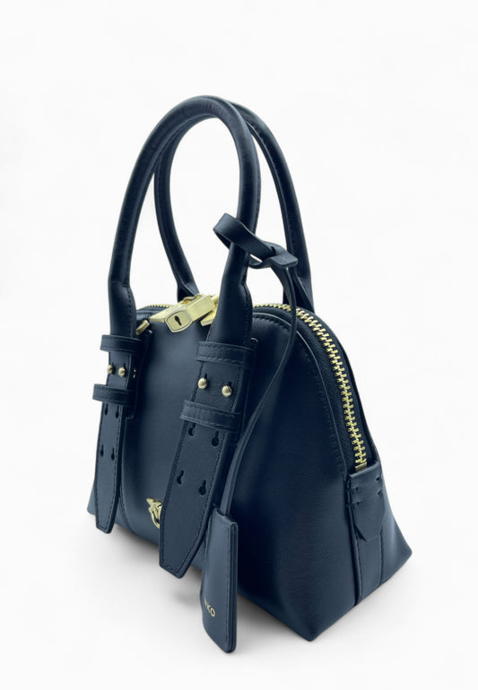 PINKO BOWLING BAG ZIP MINI  BORSA NERO