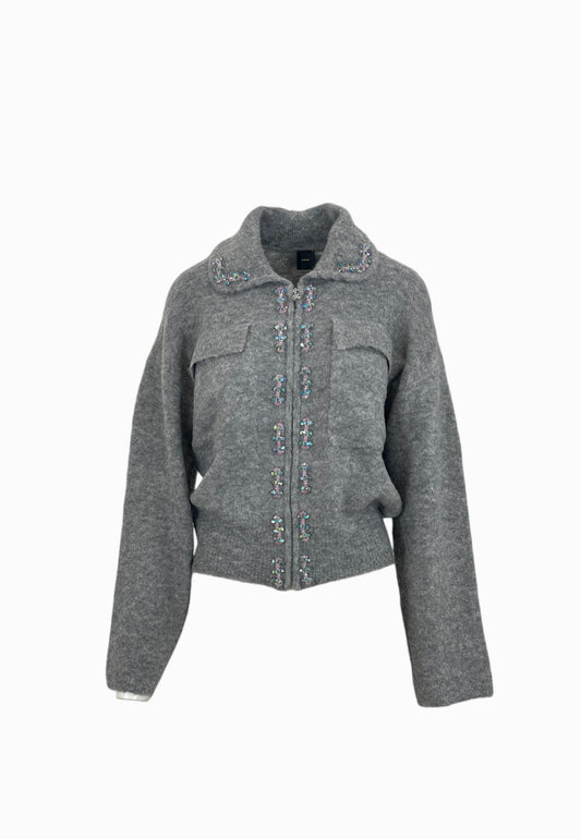 PINKO LADY GIACCA CONFORT WOOL GRIGIO