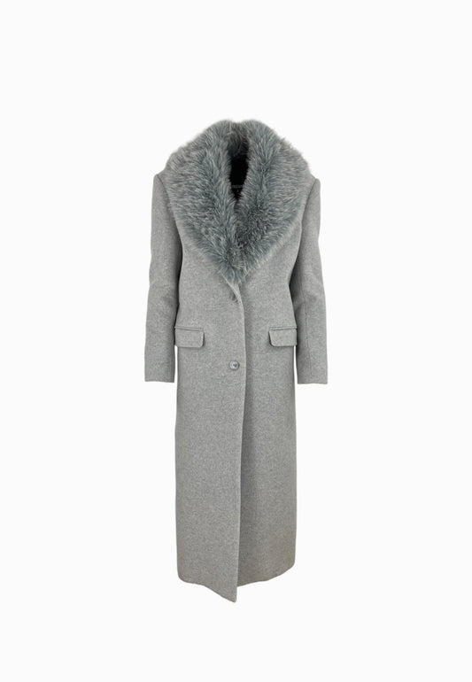 PATRIZIA PEPE CAPPOTTO LUNGO GRIGIO