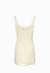 PATRIZIA PEPE ABITO WOOLY WHITE