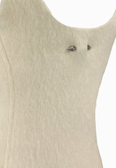 PATRIZIA PEPE ABITO WOOLY WHITE