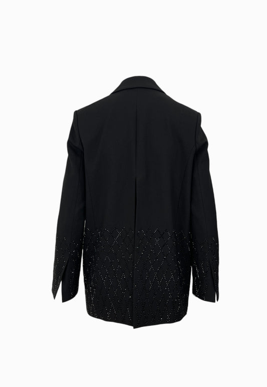 PINKO LASER GAME GIACCA CON STRASS NERO
