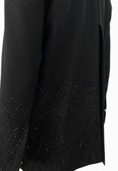 PINKO LASER GAME GIACCA CON STRASS NERO