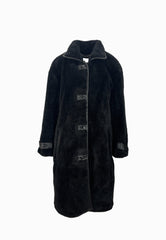 LIU-JO CAPPOTTO TEDDY NERO