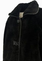 LIU-JO CAPPOTTO TEDDY NERO