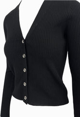 PINKO NEW TILACINO CARDIGAN LOGO NERO
