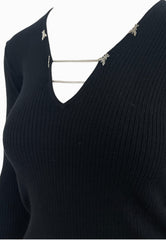 PATRIZIA PEPE MAGLIA NERO