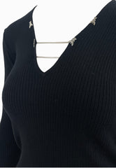 PATRIZIA PEPE MAGLIA NERO