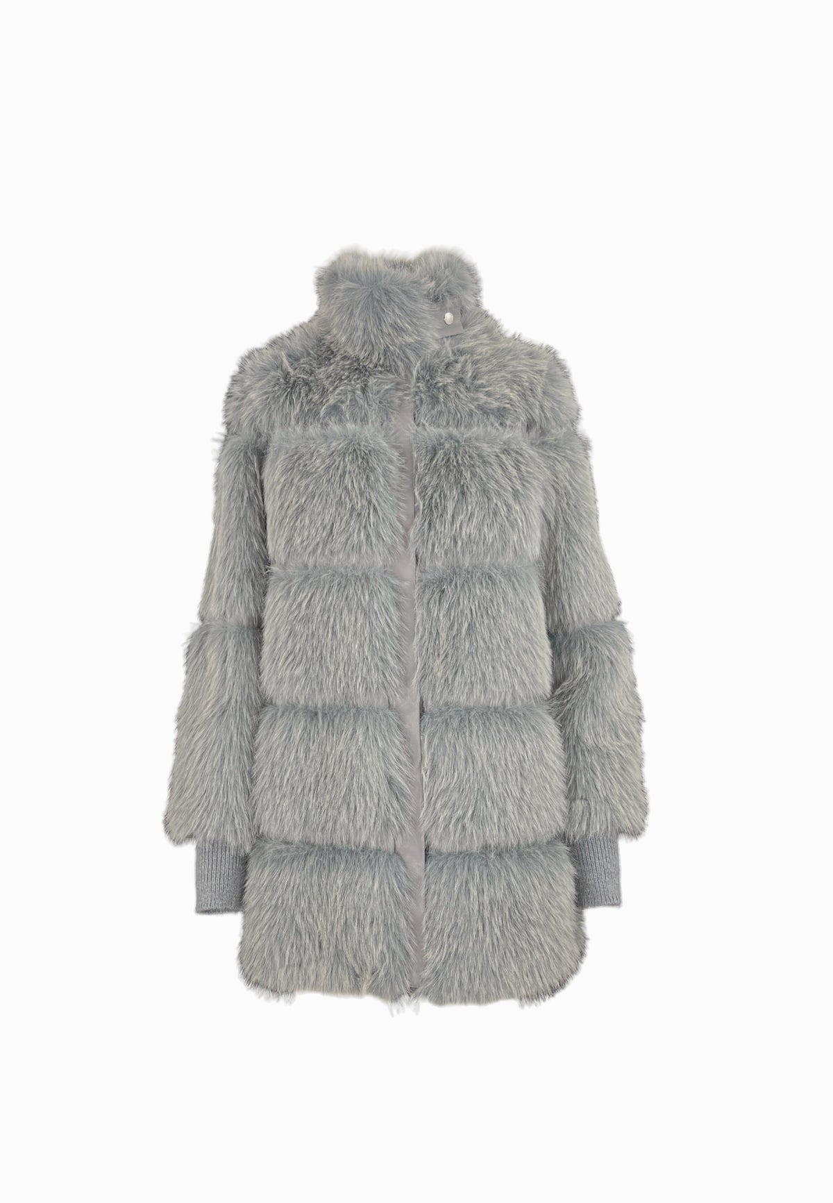 PATRIZIA PEPE ECOPELLICCIA GRAY MELANGE