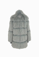 PATRIZIA PEPE ECOPELLICCIA GRAY MELANGE