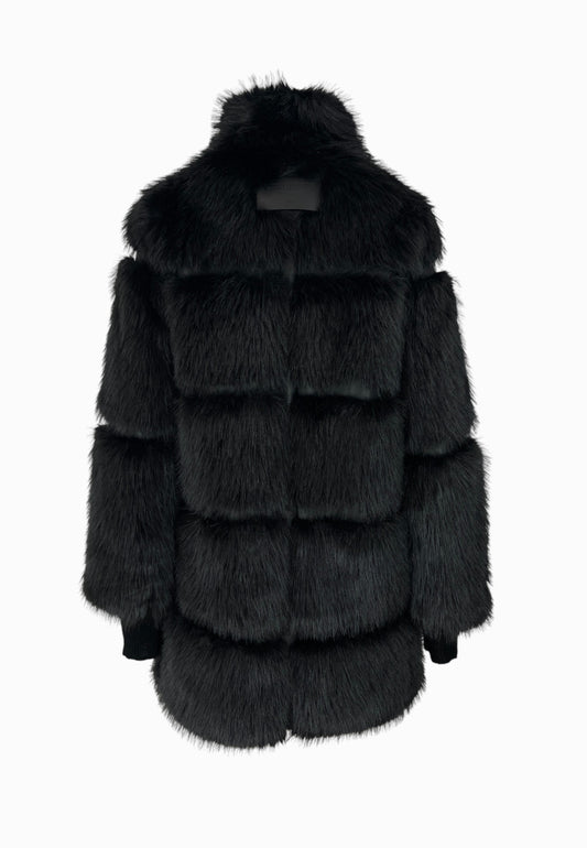 PATRIZIA PEPE ECOPELLICCIA NERO