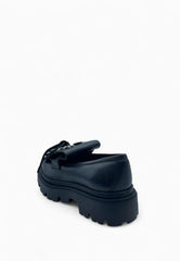 JOHN RICMOND MOCASSINO CON STRASS NERO