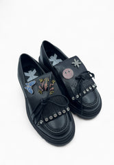 JOHN RICMOND MOCASSINO CON STRASS NERO