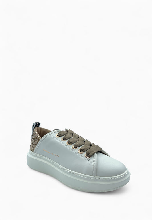 ALEXANDER SMITH SNEAKER WHITE-BROWN