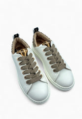 ALEXANDER SMITH SNEAKER WHITE-BROWN