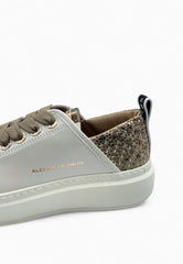 ALEXANDER SMITH SNEAKER WHITE-BROWN