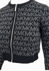 MICHEAL KORS CARDIGAN LOGO NERO-LURX