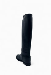 VIA ROMA 15 STIVALE V NERO-ORO