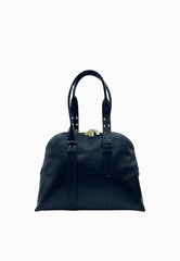 PINKO BOWLING BAG VITELLO NERO