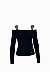 LIU-JO MAGLIA CHIUSA NERO