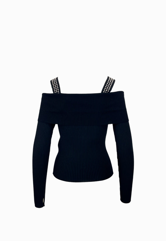 LIU-JO MAGLIA CHIUSA NERO