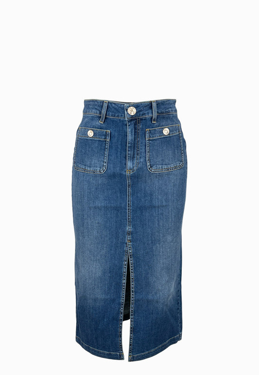 LIU-JO GONNA JEANS BUTTON