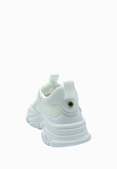 STEVE MADDEN POSSESSION SNEAKER WHITE-GOLD
