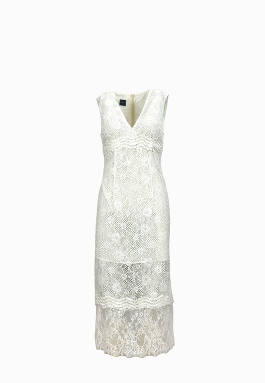 PINKO AUDREY ABITO PIZZO BIANCO