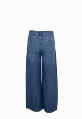 LIU-JO JEANS FLARE FULL STRASS BLUE