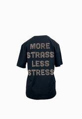 PINKO STRPITOSO T-SHIRT LOGO NERO