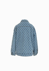 PINKO PIFFERAIOOVERSHIRT DENIM BLUE