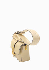 PINKO LOVE ONE MINI SLOUCHY BORSA BEIGE