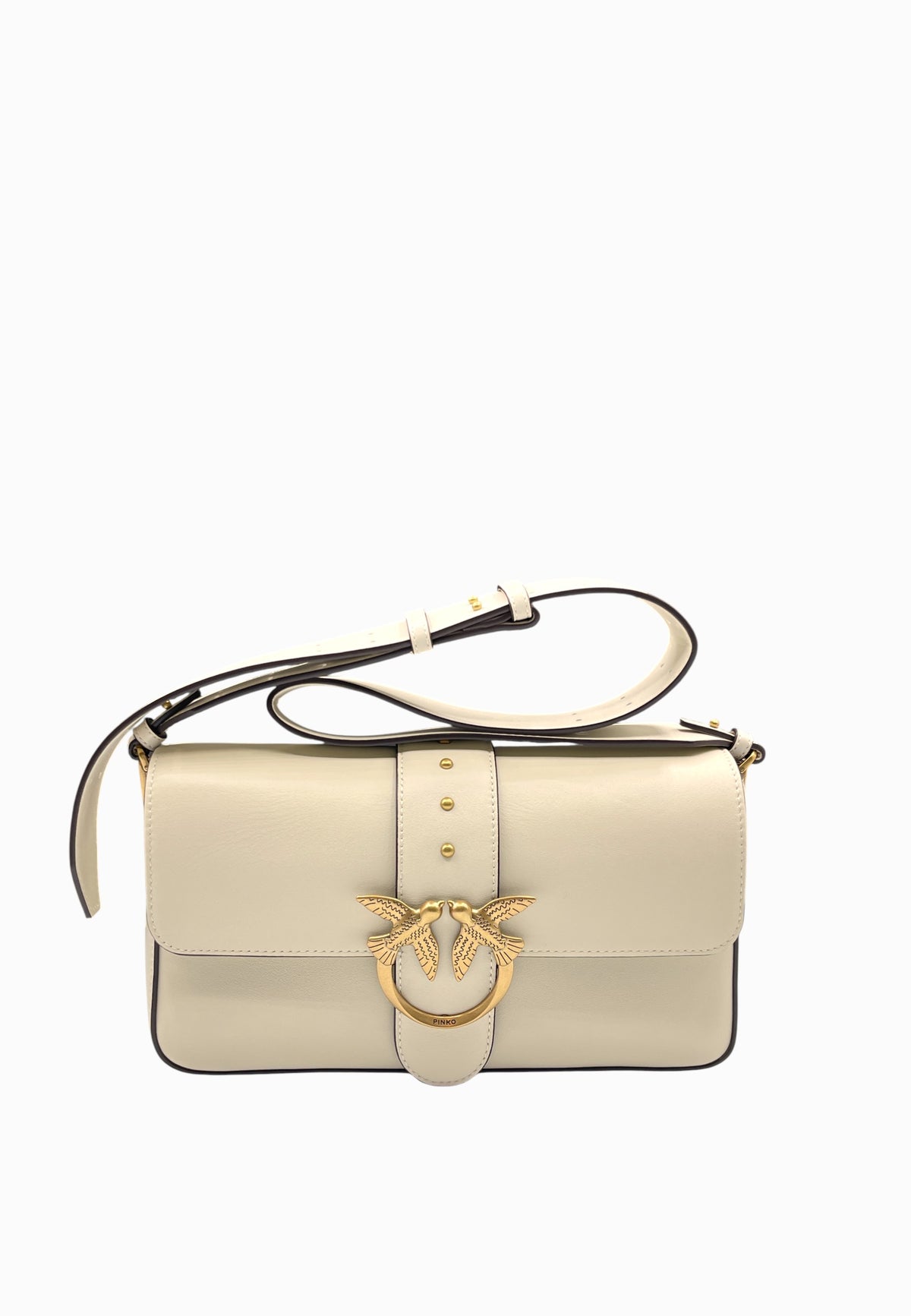 PINKO LOVE ONE CLASSIC SLOUCHY BORSA WHITE