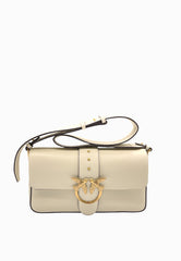 PINKO LOVE ONE CLASSIC SLOUCHY BORSA WHITE