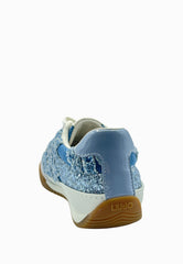 LIU-JO LEWIS 04 SNEAKER DENIM STRASS BLUE