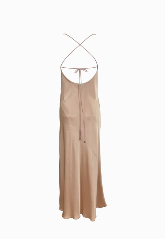 PINKO FABBRO ABITO SATIN ROSA