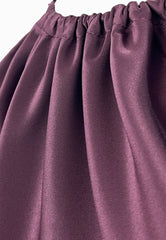 PINKO CAROTA TOP SATIN BORDEAUX