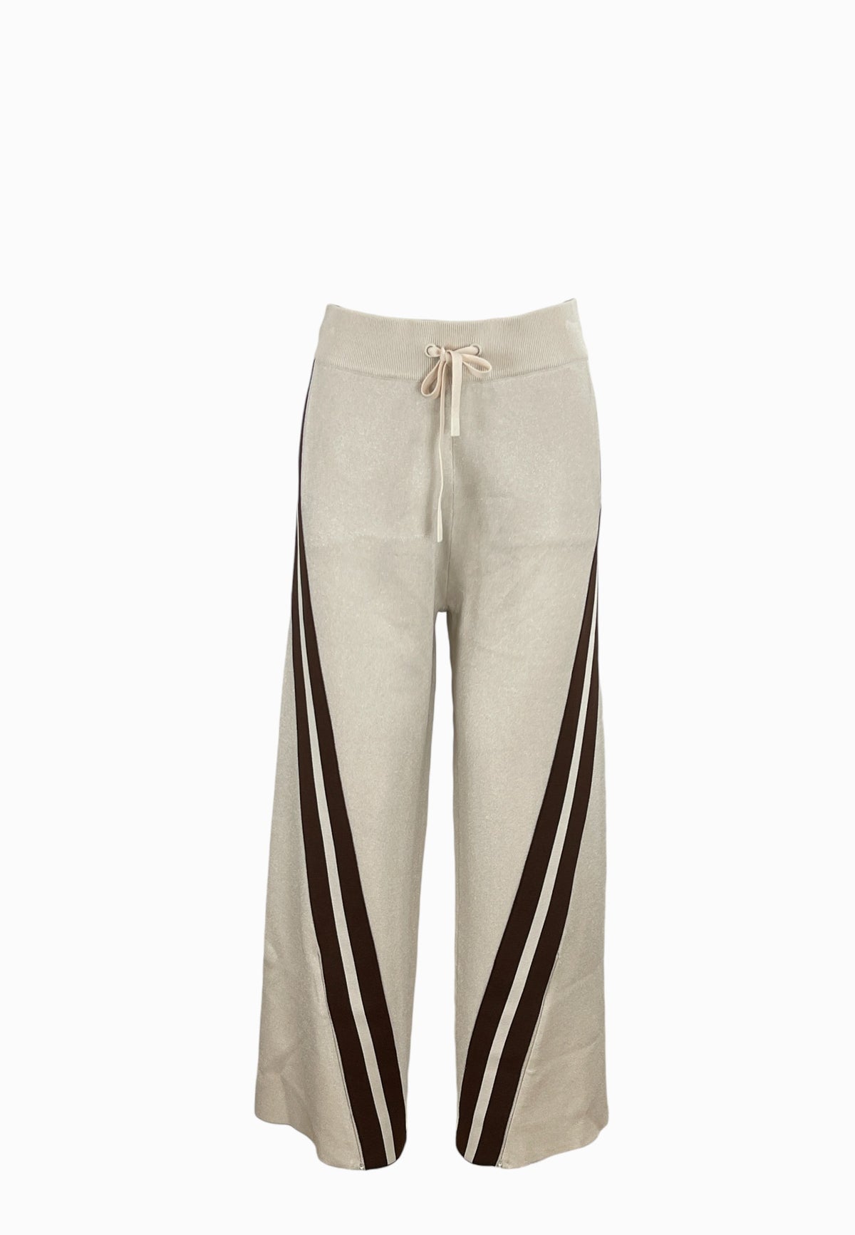PINKO TORMENTA PANTALONE LUREX BEIGE