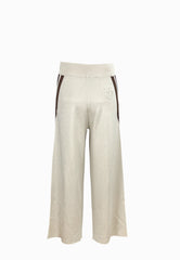 PINKO TORMENTA PANTALONE LUREX BEIGE