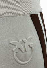 PINKO TORMENTA PANTALONE LUREX BEIGE