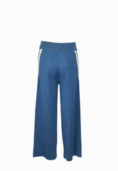 PINKO TORMENTA PANTALONE LUREX BLUE