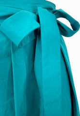 PINKO RAPONZOLO GONNA TAFFETA VERDE