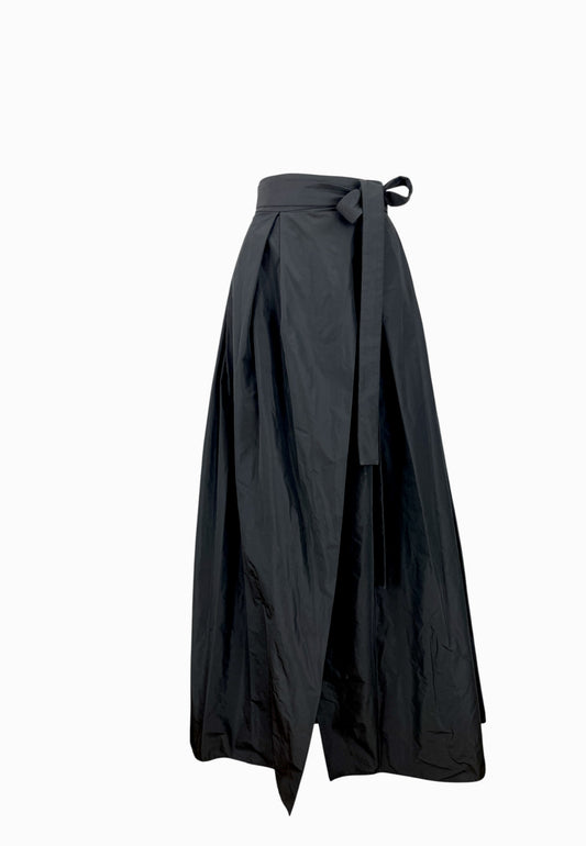 PINKO RAPONZOLO GONNA TAFFETA NERO