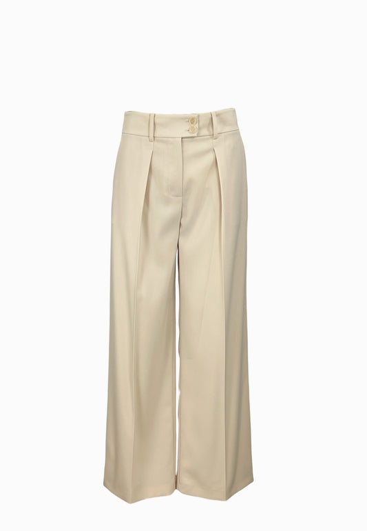 PATRIZIA PEPE PANTLONE WARM IVORY