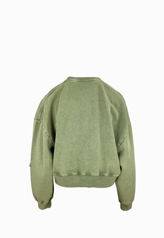 PINKO KIKOINE MAGLIA FELPA GREEN