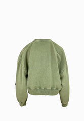 PINKO KIKOINE MAGLIA FELPA GREEN