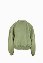 PINKO KIKOINE MAGLIA FELPA GREEN