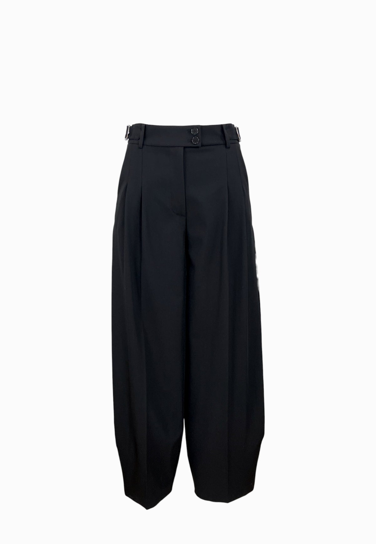 PATRIZIA PEPE PANTALONE BLACK-IVORY