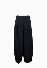 PATRIZIA PEPE PANTALONE BLACK-IVORY